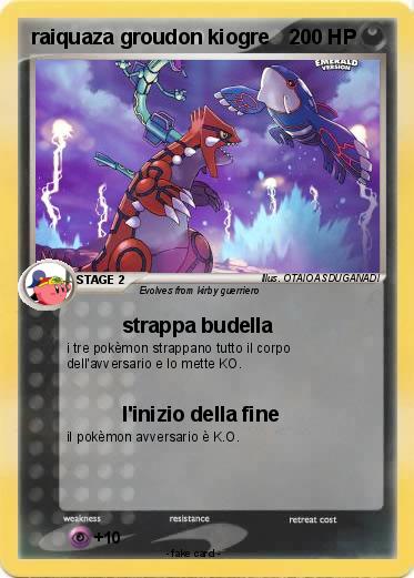 Pokemon raiquaza groudon kiogre