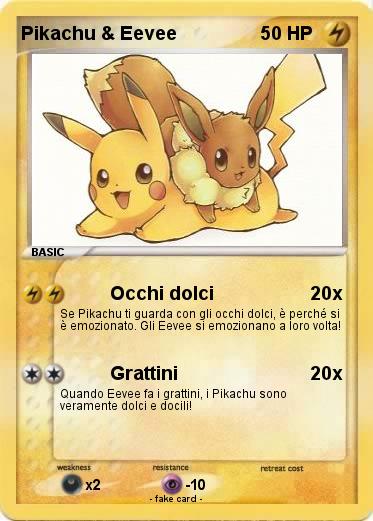 Pokemon Pikachu & Eevee