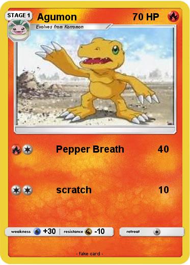 Pokemon Agumon
