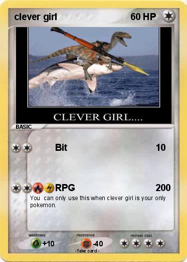 Pokemon clever girl