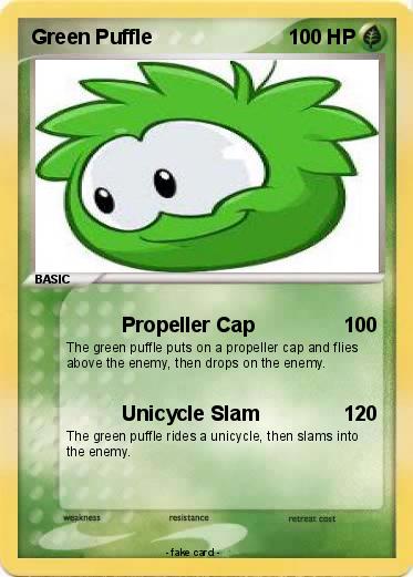 Pokemon Green Puffle