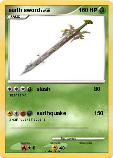 Pokemon earth sword