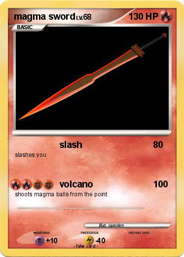 Pokemon magma sword