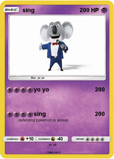Pokemon sing