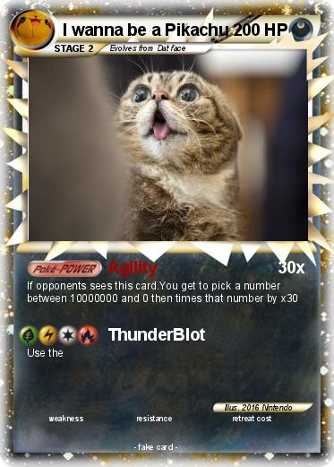 Pokemon I wanna be a Pikachu
