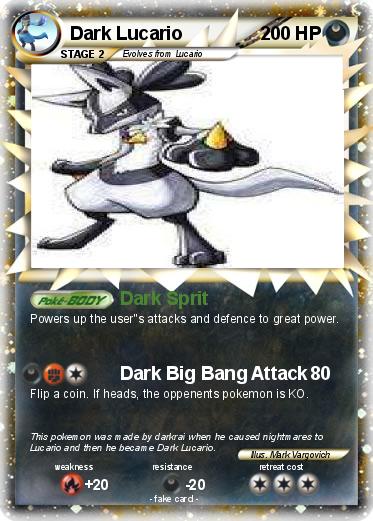Pokemon Dark Lucario