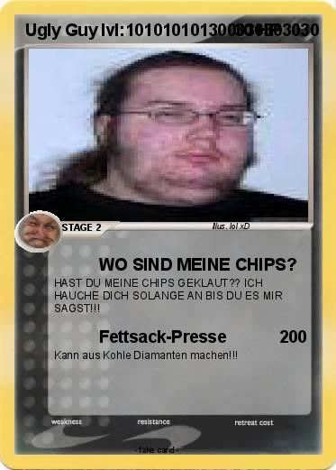 Pokemon Ugly Guy lvl:101010101300030303030