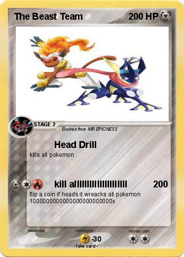 Pokemon The Beast Team