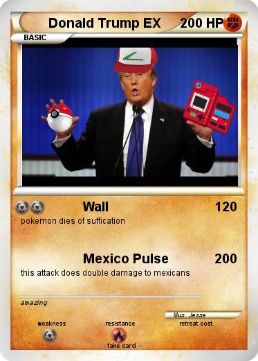 Pokemon Donald Trump EX