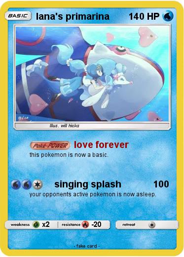 Pokemon lana's primarina
