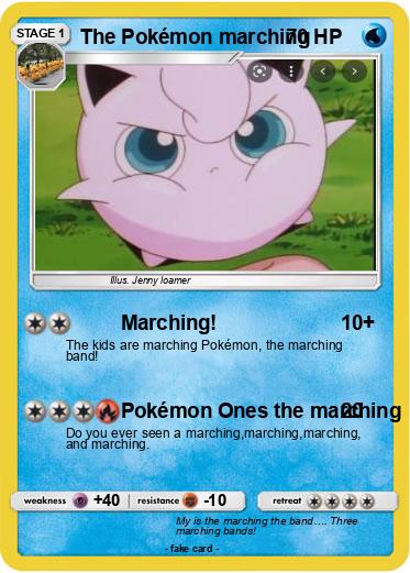 Pokemon The Pokémon marching