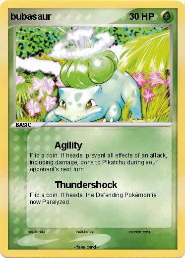 Pokemon bubasaur