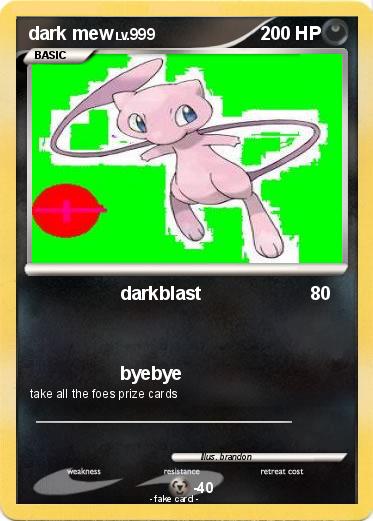 Pokemon dark mew