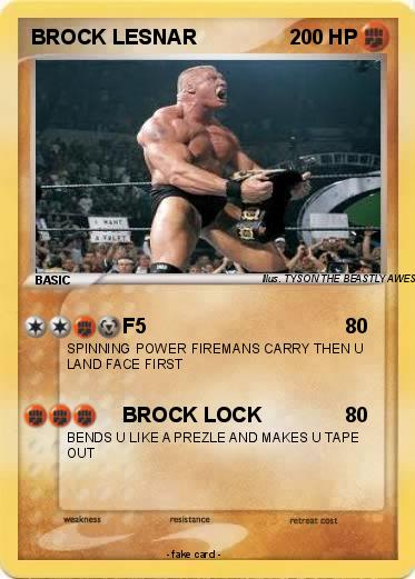 Pokemon BROCK LESNAR