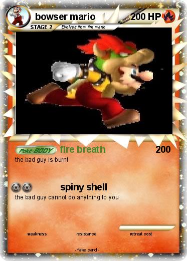 Pokemon bowser mario