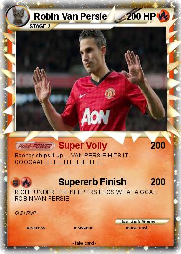 Pokemon Robin Van Persie