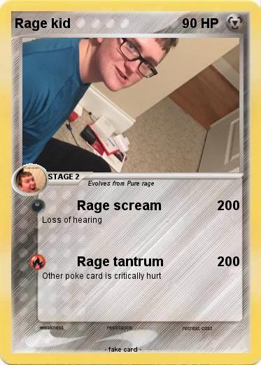 Pokemon Rage kid
