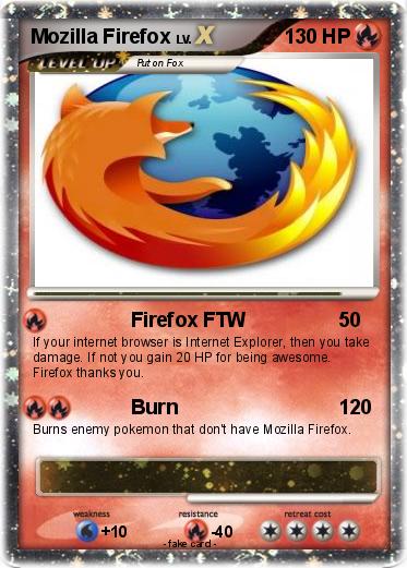 Pokemon Mozilla Firefox