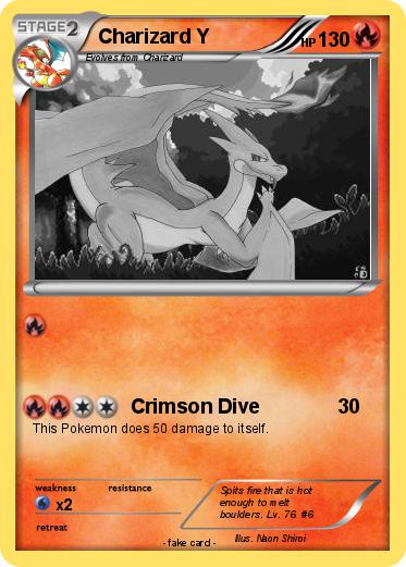 Pokemon Charizard Y