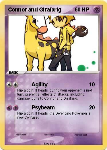 Pokemon Connor and Girafarig