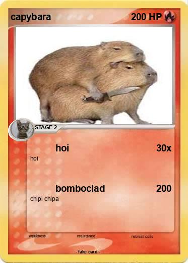 Pokemon capybara