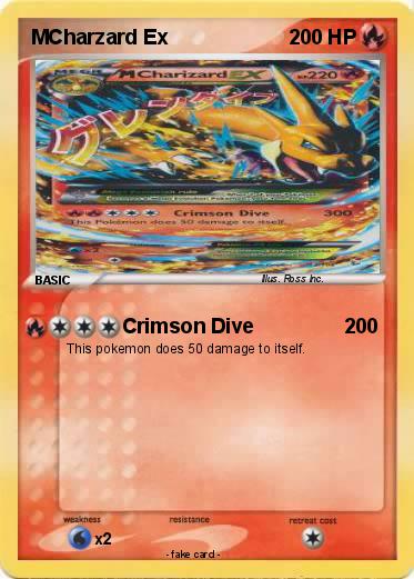 Pokemon MCharzard Ex