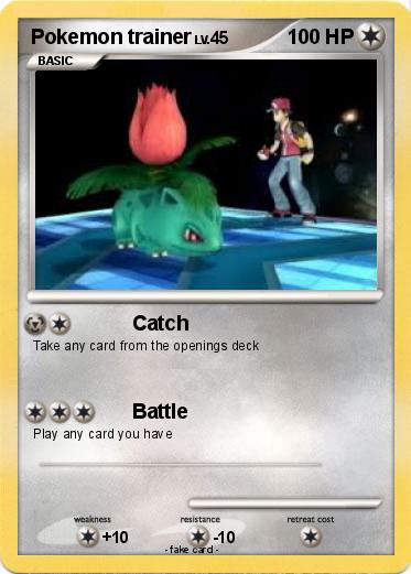 Pokemon Pokemon trainer