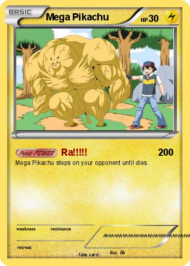Pokemon Mega Pikachu