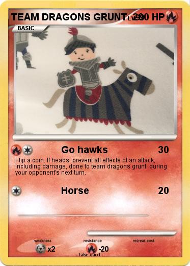 Pokemon TEAM DRAGONS GRUNT