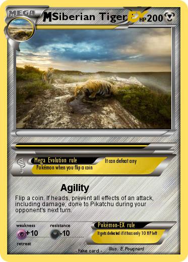 Pokemon Siberian Tiger
