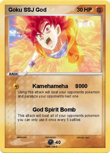 Pokemon Goku SSJ God