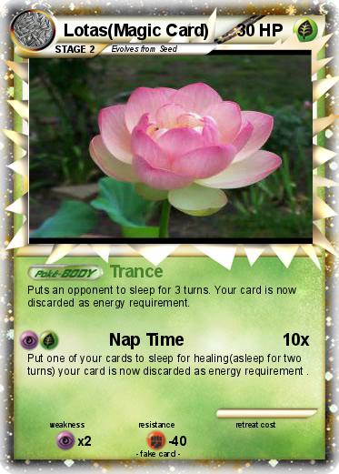 Pokemon Lotas(Magic Card)