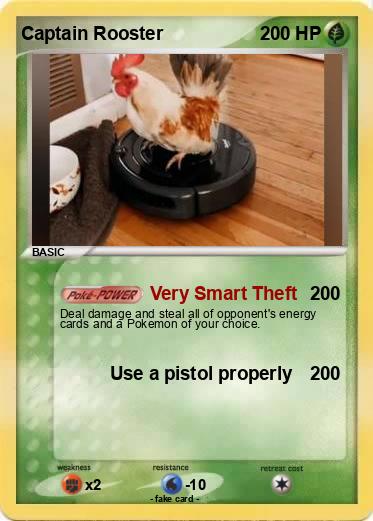 Pokemon Captain Rooster