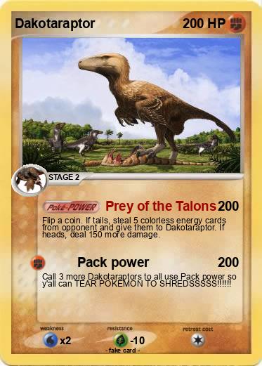 Pokemon Dakotaraptor