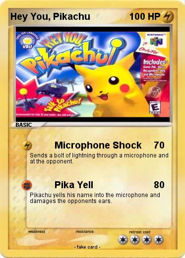Pokemon Hey You, Pikachu