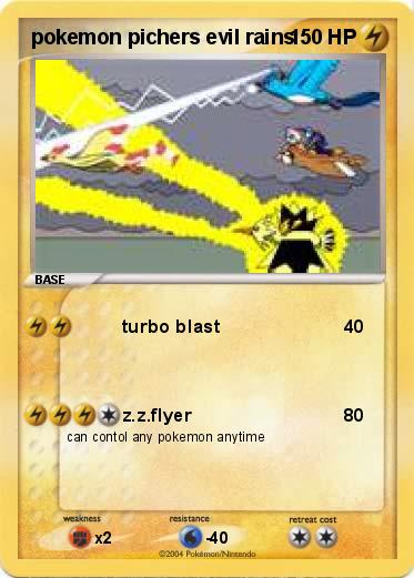 Pokemon pokemon pichers evil rains