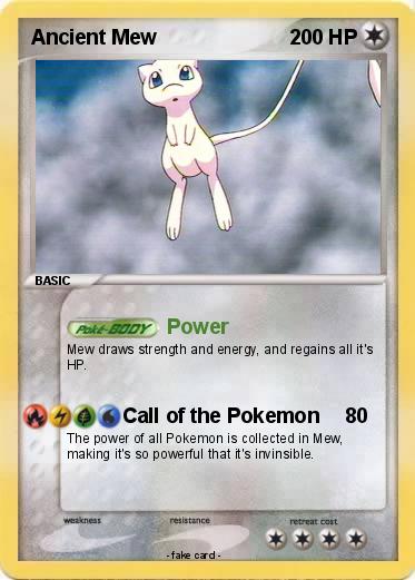 Pokemon Ancient Mew