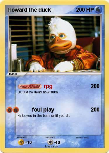 Pokemon howard the duck