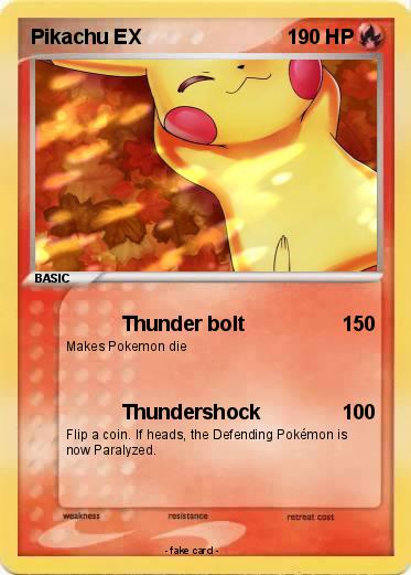 Pokemon Pikachu EX
