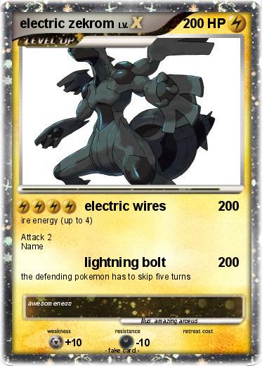 Pokemon electric zekrom
