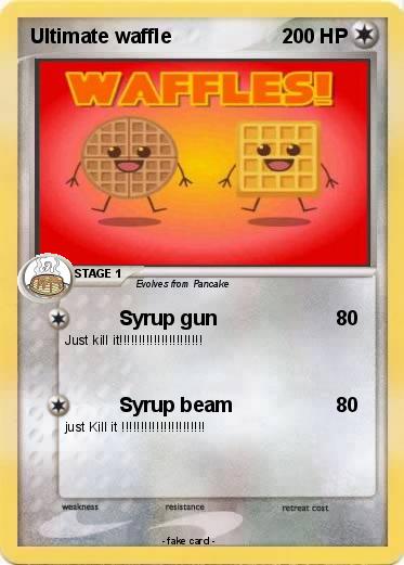 Pokemon Ultimate waffle