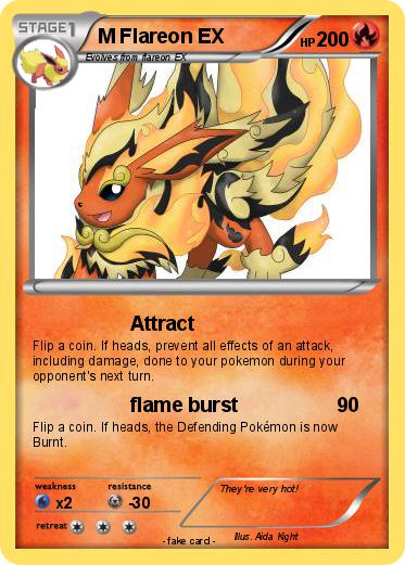 Pokemon M Flareon EX