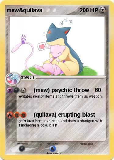 Pokemon mew&quilava