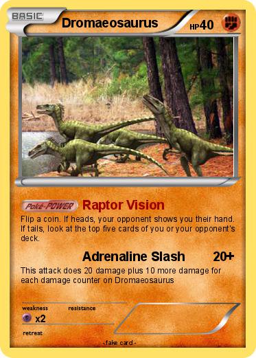 Pokemon Dromaeosaurus