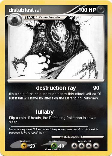 Pokemon distablast