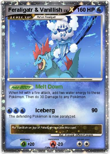 Pokemon Feraligatr & Vanillish