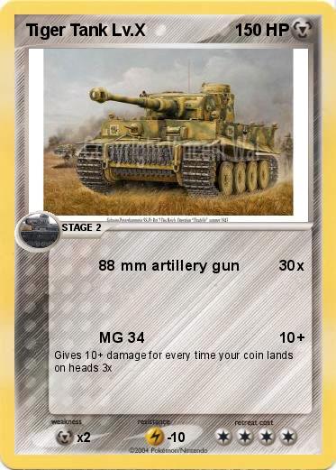 Pokemon Tiger Tank Lv.X