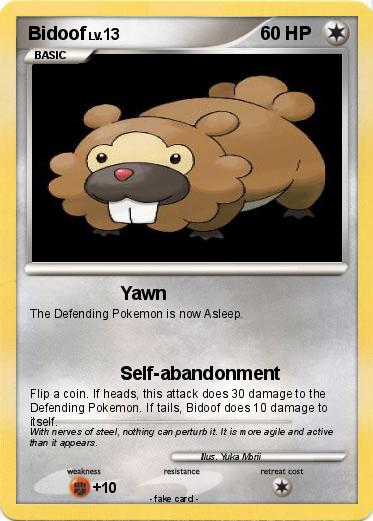 Pokemon Bidoof