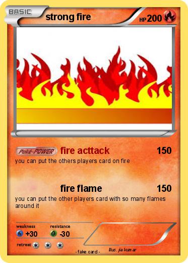 Pokemon strong fire