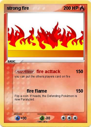 Pokemon strong fire